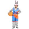 Funidelia | Costume Bugs Bunny Space Jam - Looney Tunes per bambino Cartoni Animati - Costume per Bambini e accessori per Feste, Carnevale e Halloween - Grigio/Argentato