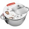 Selgros Pentola smaltata con coperchio 24 cm 5,5 l Henry