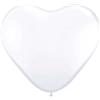 Folat Palloncini a forma di cuore bianchi - 8 pezzi