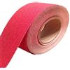StickersLab - Strisce pellicole adesive rosso antiscivolo antislip pavimenti scale moto bici 25mm (Larghezza - 6MT x 25mm)