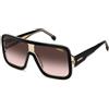 Carrera Occhiali da Sole FLAGLAB 14 Black Beige/Brown Shaded Blue Mirror 62/11/145 unisex