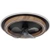 GLOBO LIGHTING Ventilatore da Soffitto con Luce Lampadario Ventilatore Diametro 50 cm Bozan
