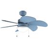 Cecotec - Ventilatore da Soffitto EnergySilence Aero 3600 Vision Full Blue 50W, Diametro 92 cm, 3 Velocità, 6 Lame Reversibili, Modalità Inverno-Estate, Utilizzo Facile, Interruttore a Catena