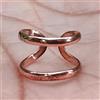 Artisan India Anello di guarigione minimalista in rame puro massiccio, fatto a mano, unisex...