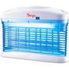 Sirge ZanzariX Zanzariera Elettrica 20W con 2 Lampade UV da 10W, Griglia 3500V, Cassetto Raccogli Insetti, Senza Prodotti Chimici