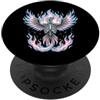 On Point LGBT Styles Transgender Phoenix Halloween Trans Flag Rising From Ashes PopSockets PopGrip Adesivo