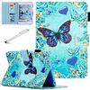 Fancity Custodia protettiva per iPad Mini 5 Mini 4, Mini 3 Mini 2, custodia protettiva in pelle PU Smart Auto Wake/Sleep, con supporto per carte di credito e matita per iPad Mini da 7,9 pollici,