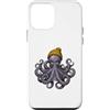 Winter Octopus Beanie Funny Ocean Appare Custodia per iPhone 12 mini Berretto invernale a forma di polpo divertente con grafica