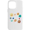 Cool Solar System Designs Custodia per iPhone 14 Pro Max Pianeti del sistema solare, Terra, Sole, Scienze spaziali Bambini, Adulti