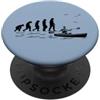 KAYAK CANOA KAYAKS Accessori regali KAYAK RAFTING PAGAIA Canoista Canoa Paddle Canoe PopSockets PopGrip Adesivo