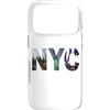 Big Apple NYC Landmarks City Lover Custodia per iPhone 17 Pro Grande mela, NYC, monumenti, statua libertà, orizzonte