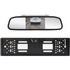PNI Sistema di parcheggio wireless PNI Escort P25 con display LCD integrato da 4,3 pollici nello specchietto retrovisore e telecamera di retromarcia, risoluzione 480P e angolo di visione di 110°