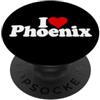 I HEART LOVE PHOENIX AMO HEART PHOENIX ARIZONA PopSockets PopGrip Adesivo
