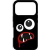 Funny Monster Face Cute Halloween Costum Custodia per iPhone 17 Pro Costume di Halloween carino con faccia da mostro divertente