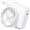 YBXYJQT Caricatore USB-C rapido 100 W compatibile con MacBook Air Pro M1 M2 M3 M4, 13/14/15/16 pollici Pro Max, adattatore da viaggio per laptop Type-C con cavo da 1,8 m