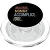 Custom Mother Gifts & Accessories for Wo Maxima Mommy complice idolo retrò stile vintage PopSockets PopGrip per MagSafe