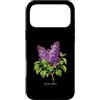 The Botany Bureau Custodia per iPhone 17 Pro Max Illustrazione della pianta lilla Syringa vulgaris