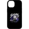 Cosmic Orbit Astronomy Stargazer Custodia per iPhone 14 Saturno Planet Anelli Cosmic Explorer Stargazer