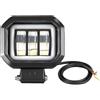 Generic Faro da Lavoro Quadrato a LED 1PC 12-80V 18-20W Angel Eyes
