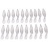 Generic 20 Pezzi Grezzi per Crankbait per Immersioni Profonde per Acqua Dolce e Acqua Salata