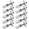 Mtlavishness Viti Inossidabili per Tavole da Surf e Paddleboards 10 Pezzi Acciaio Inossidabile 316 Forti e Stabili Antiruggine M4x19mm Ideali per Longboard e Veneer Facili da Installare