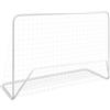 Sport1 One The Sport Maker Sport1 porta calcio Basic. Porta calcetto in metallo verniciato. Porta soccer outdoor da 180x60x122cm. Telaio rinforzato in acciaio ad alte prestazioni. Rete impermeabile. Picchetti inclusi. Bianca