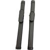 Tdoutop 2 Pezzi Borsa Trasporto Stecche Biliardo Custodia Porta Bacchette Struttura Robusta in Pelle PU con Tasca con Cerniera Manico Trasporto Adatta per