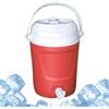 Générique Dispenser di bevande sportive: borsa frigo per campeggio, 4 litri di acqua con beccuccio per escursioni, pesca, borsa frigo per bevande fredde e calde, i