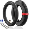 1PZ F3T-IZ3 Pneumatico e camera d'aria 10x2 (10 x 2,125) 10 pollici con valvola diritta, compatibile con scooter di equilibrio elettrico intelligente, bicicletta, triciclo, passeggino, jogger trikes 3