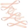 Generico Nastro 3 Pezzi per Scarpette da Punta da Balletto in Raso Meccanismo di Legatura Rapido e vestibilità Regolabile per Ballerine in Allenamento e Spettacoli