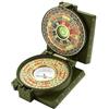 TAIZhiChen Bussola Navigazione Strumento Orienteering Dispositivo Orientamento Portatile con Custodia Box-like Quadrante a Cerchi Concentrici E Puntatore