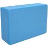 TOPINCN Mattone in Schiuma per Blocco Yoga per Strumento di Allenamento Fitness Cuscino per Esercizi Corpo Leggero Blu 9,1x5,9x3,0 Pollici