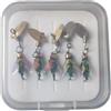 JAMIEKA 5Pcs Pesca A Mosca Swimbait Paillettes Rotanti Esche Da Pesca Artificiale Esche Da Pesca con Accessori Gancio Da Pesce Enduring Fly Swimbait Rotanti