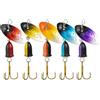Generico Lure Da Pesca Spinnerbait Jig Swimbait A Rotazione 360 Gradi | Campanella In Rame Per Esche Da Pesca A Cucchiaio Per Persico, Trota E Salmone Sia In Acque Interne Che In Acque Salate