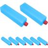 HEMOTON 8 Pezzi Contenitori Piccoli per Freezer Funzione di Lasting Cold Storage, Compatto e Portatile, per Festa Estiva e Pranzo Esterno Dimensioni 16.50x4.00x3.80cm