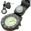 Generic Orologio a - Quarzo da 40 mm / Cinturino in nylon da 25 cm (1) Tasca per alpinismo all'aperto | Orologio sportivo, orologio da polso in stile militare, strumento di direzione da lavoro e