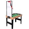 Relaxdays Tavolo multigioco 10-in-1: calcetto, air hockey, naturale
