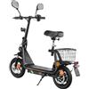 IWAFO Monopattino Elettrico Pieghevole per Adulti, Batteria Da 48v 13ah, 3 Velocità, Display, Specchietto Retrovisore, Pneumatici Larghi Da 12 Pollici