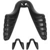 TEHAUX 3 Pezzi Occhiali da Ciclista Naselli Integrati in Gomma Neri, Design a Doppio Foro per Stabilità e Comfort Regolabile, per Festa Estiva e Sport