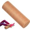 Ciieeo Rullo per Yoga in Sughero Cilindrico Solido per Massaggio Profondo e Coordinazione, Portatile e Adatto a Braccia e Gambe per Terapia e Fitness