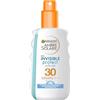 Garnier Spray solare con LSF30, latte solare invisibile e impermeabile, effetto rinfrescante, Ambre Solaire Invisible Protect Refresh, 1 x 200 ml