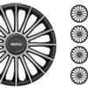 Sparco Spc1593Bksv Copricerchi, Argento, 15, Set Di 4