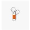 Portachiavi Morellato Gomma Arancio Marchio Rilievo Acciaio A14U0802790086