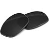 Tintart Performance Lenti Compatibili con Oakley Straight Jacket 2007 Polarized Etched, Nero (Carbon Black - Polycarbonate Polarized), Taglia unica