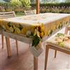 PETTI Artigiani Italiani - Tovaglia Antimacchia Rettangolare Copritavolo Cucina Disegno Lemon (140x300 cm) 100% Made in Italy