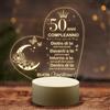 KAAYEE 50 Anni Compleanno Donna Luci Notturne