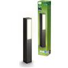 PHILIPS LED Stratosphere Ultra Efficiente Paletto per Esterni, Luce Bianca Fredda, 3.8W, IP44, Antracite