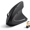 Anker Mouse ottico ergonomico verticale wireless per Windows e Mac OS (USB 800/1200/1600 DPI) 5 pulsanti 2.4G