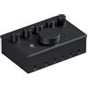Fosi Audio PH05 Amplificatore per Cuffie a 5 Canali Stereo Compatto, Supporta IEM ad Alta Impedenza da 16-300 Ohm, per Mixer da Studio Musicale, Condivisione Audio, Monitor per Podcast