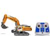 siku 6740, Liebherr R980 SME Escavatore Cingolato, Telecomandato, 1:32, Incluso Telecomando Bluetooth, Possibile Comando tramite App con Effetti Sonori, Metallo/Plastica, Giallo